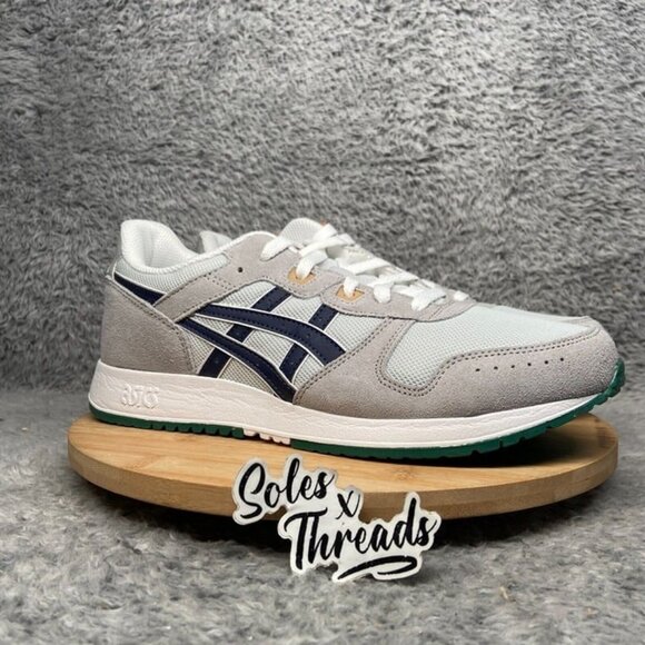 Asics Lyte Classic Sportstyle Sizes Men Glacier Grey Peacoat 1201A477-029 - Picture 3 of 7